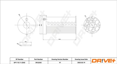 Dr!ve+ DP1110.11.0343 Číslo výrobce: DFL0343. EAN: 5907714199394.