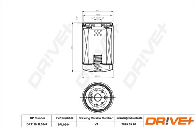 Dr!ve+ DP1110.11.0344 Číslo výrobce: DFL0344. EAN: 5907714199400.