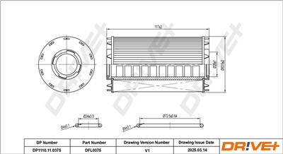 Dr!ve+ DP1110.11.0375 Číslo výrobce: DFL0375.