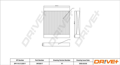 Dr!ve+ DP1110.12.0017 Číslo výrobce: DFC0017. EAN: 5907714163036.