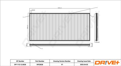 Dr!ve+ DP1110.12.0028 Číslo výrobce: DFC0028. EAN: 5907714163104.