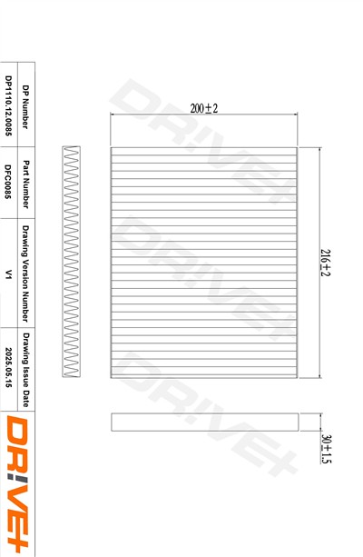 Dr!ve+ DP1110.12.0085 Číslo výrobce: DFC0085. EAN: 5907714152658.