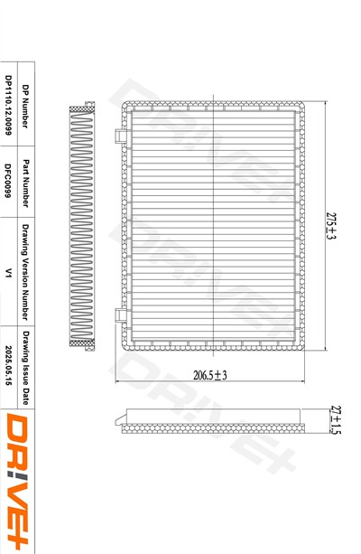 Dr!ve+ DP1110.12.0099 Číslo výrobce: DFC0099. EAN: 5907714152795.