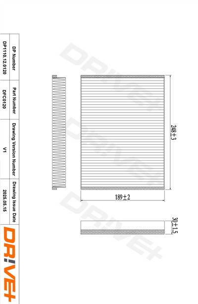 Dr!ve+ DP1110.12.0120 Číslo výrobce: DFC0120. EAN: 5907714153006.