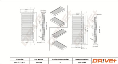 Dr!ve+ DP1110.12.0141 Číslo výrobce: DFC0141. EAN: 5907714153211.