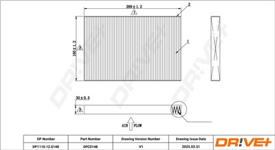 Dr!ve+ DP1110.12.0148 Číslo výrobce: DFC0148. EAN: 5907714153280.