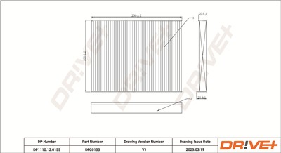Dr!ve+ DP1110.12.0155 Číslo výrobce: DFC0155. EAN: 5907714153358.