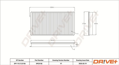 Dr!ve+ DP1110.12.0156 Číslo výrobce: DFC0156. EAN: 5907714153365.