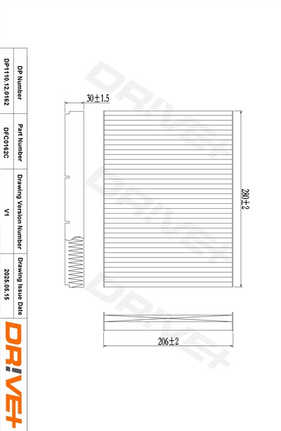 Dr!ve+ DP1110.12.0162 Číslo výrobce: DFC0162C. EAN: 5907714153426.