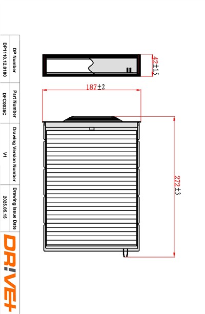 Dr!ve+ DP1110.12.0180 Číslo výrobce: DFC0035C. EAN: 5907714153600.