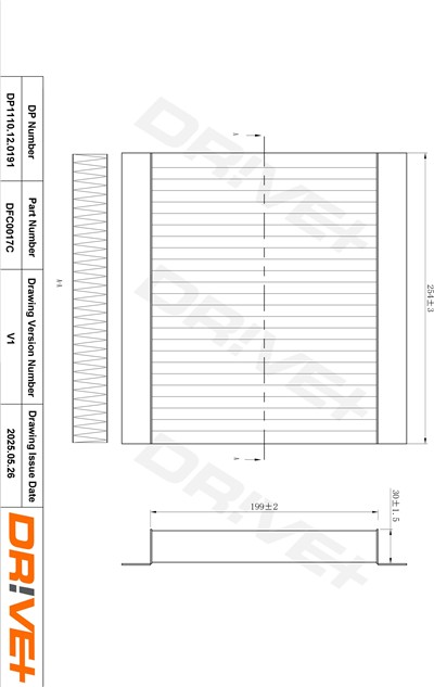 Dr!ve+ DP1110.12.0191 Číslo výrobce: DFC0017C. EAN: 5907714153716.