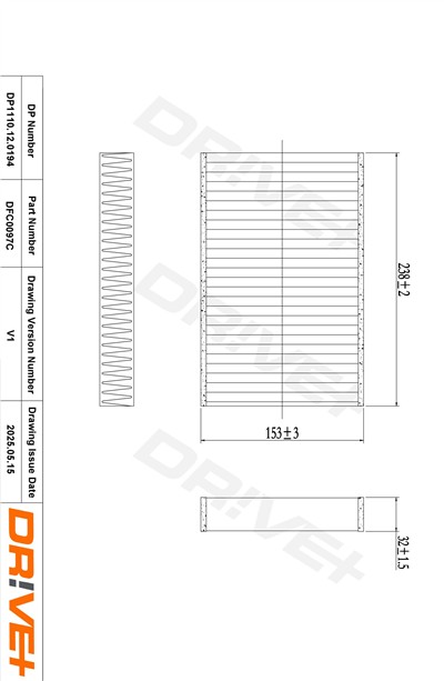 Dr!ve+ DP1110.12.0194 Číslo výrobce: DFC0097C. EAN: 5907714153747.