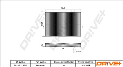 Dr!ve+ DP1110.12.0225 Číslo výrobce: DFC0020C. EAN: 5907714154058.