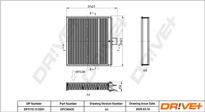Dr!ve+ DP1110.12.0251 Číslo výrobce: DFC0043C. EAN: 5907714154317.