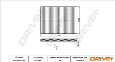 Dr!ve+ DP1110.12.0253 Číslo výrobce: DFC0253C. EAN: 5907714154331.