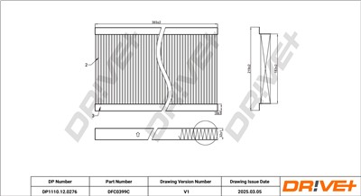 Dr!ve+ DP1110.12.0276 Číslo výrobce: DFC0399C. EAN: 5907714154560.