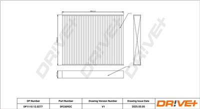 Dr!ve+ DP1110.12.0277 Číslo výrobce: DFC0092C. EAN: 5907714154577.