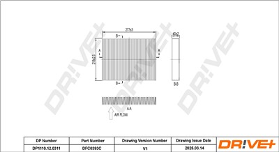 Dr!ve+ DP1110.12.0311 Číslo výrobce: DFC0393C. EAN: 5907714166822.