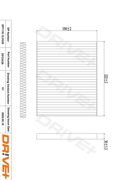 Dr!ve+ DP1110.12.0328 Číslo výrobce: DFC0328. EAN: 5907714166143.