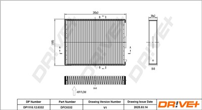 Dr!ve+ DP1110.12.0332 Číslo výrobce: DFC0332. EAN: 5907714166181.