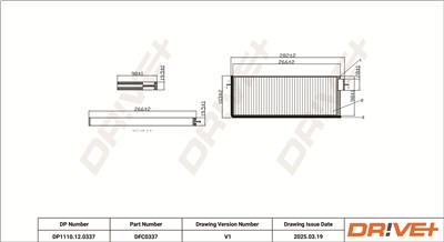 Dr!ve+ DP1110.12.0337 Číslo výrobce: DFC0337. EAN: 5907714166235.