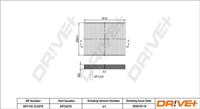 Dr!ve+ DP1110.12.0370 Číslo výrobce: DFC0370. EAN: 5907714166563.