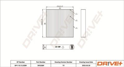 Dr!ve+ DP1110.12.0389 Číslo výrobce: DFC0389. EAN: 5907714166754.