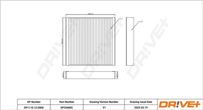 Dr!ve+ DP1110.12.0400 Číslo výrobce: DFC0400C. EAN: 5907714199301.