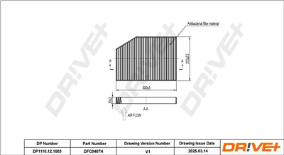 Dr!ve+ DP1110.12.1003 Číslo výrobce: DFC0407H. EAN: 7630556926139.