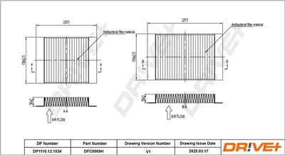 Dr!ve+ DP1110.12.1034 Číslo výrobce: DFC0069H. EAN: 7630556928188.