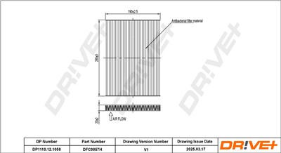 Dr!ve+ DP1110.12.1058 Číslo výrobce: DFC0057H. EAN: 7630556928423.