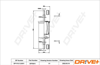 Dr!ve+ DP1110.13.0011 Číslo výrobce: DFF0011. EAN: 5907714164545.