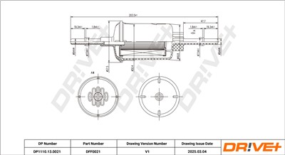 Dr!ve+ DP1110.13.0021 Číslo výrobce: DFF0021. EAN: 5907714164880.
