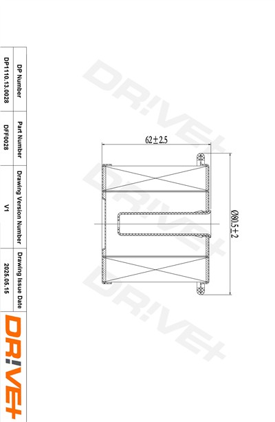 Dr!ve+ DP1110.13.0028 Číslo výrobce: DFF0028. EAN: 5907714164590.