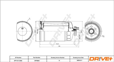 Dr!ve+ DP1110.13.0043 Číslo výrobce: DFF0043. EAN: 5907714164644.