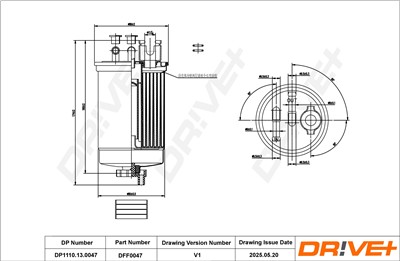 Dr!ve+ DP1110.13.0047 Číslo výrobce: DFF0047. EAN: 5907714164286.