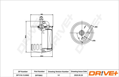 Dr!ve+ DP1110.13.0062 Číslo výrobce: DFF0062. EAN: 5907714164538.