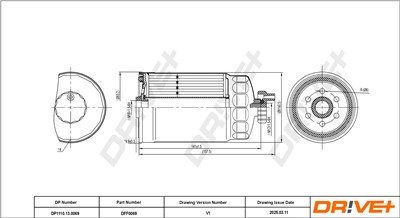 Dr!ve+ DP1110.13.0069 Číslo výrobce: DFF0069. EAN: 5907714164668.