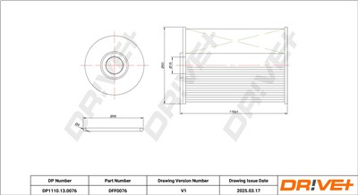 Dr!ve+ DP1110.13.0076 Číslo výrobce: DFF0076. EAN: 5907714164798.