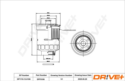 Dr!ve+ DP1110.13.0106 Číslo výrobce: DFF0106. EAN: 5907714154959.