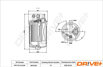 Dr!ve+ DP1110.13.0108 Číslo výrobce: DFF0108. EAN: 5907714154973.