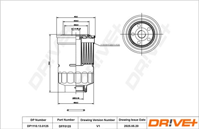 Dr!ve+ DP1110.13.0125 Číslo výrobce: DFF0125. EAN: 5907714155147.