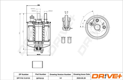 Dr!ve+ DP1110.13.0133 Číslo výrobce: DFF0133. EAN: 5907714155222.
