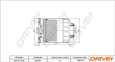 Dr!ve+ DP1110.13.0136 Číslo výrobce: DFF0136. EAN: 5907714155253.