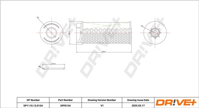 Dr!ve+ DP1110.13.0154 Číslo výrobce: DFF0154. EAN: 5907714155437.
