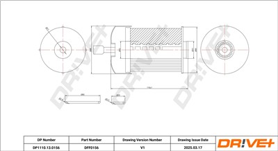 Dr!ve+ DP1110.13.0156 Číslo výrobce: DFF0156. EAN: 5907714155451.