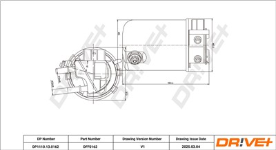 Dr!ve+ DP1110.13.0162 Číslo výrobce: DFF0162. EAN: 5907714155512.