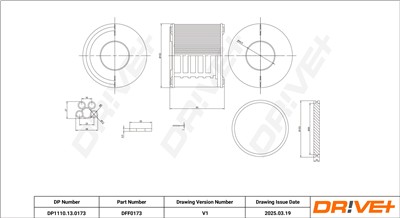 Dr!ve+ DP1110.13.0173 Číslo výrobce: DFF0173. EAN: 5907714168376.
