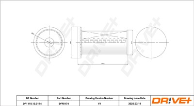 Dr!ve+ DP1110.13.0174 Číslo výrobce: DFF0174. EAN: 5907714168383.
