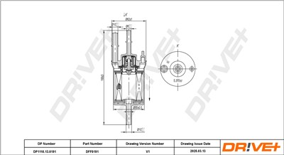 Dr!ve+ DP1110.13.0191 Číslo výrobce: DFF0191. EAN: 5907714168550.